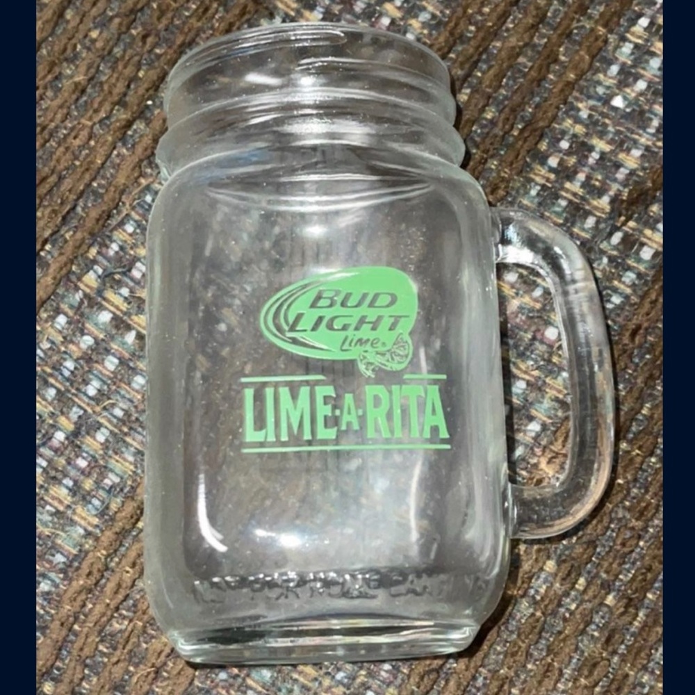 Official Bud Light Lime A Rita Glass Used Pre Owned Collectible Beer Memorabilia